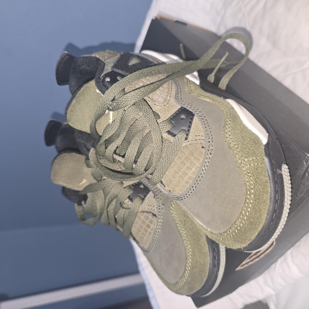 Kids Olive Green Sneakers